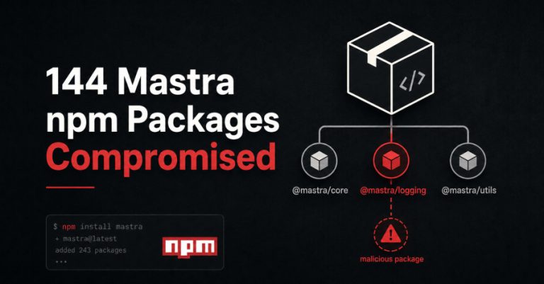 144 Mastra npm Packages Compromised via Hijacked Contributor Account 144 Mastra npm Packages Compromised via Hijacked Contributor Account