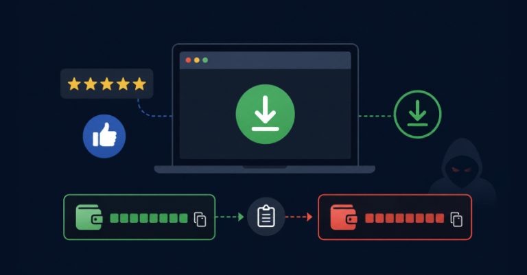 Crypto Clipper Campaign Abuses Fake Reviews, AI Narrators, and VirusTotal Comments Crypto Clipper Campaign Abuses Fake Reviews, AI Narrators, and VirusTotal Comments