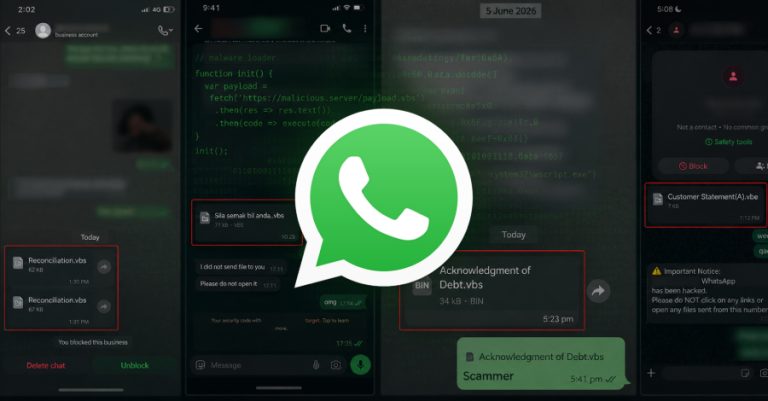 WhatsApp VBScript Campaign Uses Fake Documents to Install ManageEngine RMM Tool WhatsApp VBScript Campaign Uses Fake Documents to Install ManageEngine RMM Tool