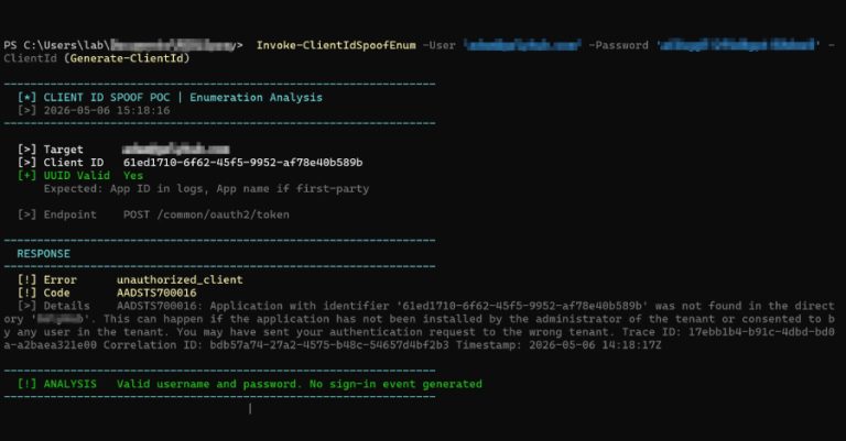 OAuth Client ID Spoofing Lets Attackers Validate Stolen Microsoft Entra Credentials